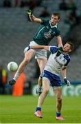 2 August 2014; Sean Hurley, Kildare, in action against Darren Hughes, Monaghan. GAA Football All-Ireland Senior Championship, Round 4B, Kildare v Monaghan, Croke Park, Dublin. Picture credit: Oliver McVeigh / SPORTSFILE