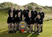 13 September 2006; The Mullingar Golf Club, back row, left to right: Philip Somers, Bulmers, Patrick Higgins, Des Morgan, Colin Cunningham and Kevin Metcalfe, front row, l to r: John Morris, Albert Lee, John Wims and James Quinlivan who were beaten by Limerick Golf Club in the semi-final of the Bulmers Barton Shield Semi-Finals. Bulmers Cupsand Shields Finals 2006, Enniscrone Golf Club, Enniscrone, Sligo. Picture credit: Ray McManus / SPORTSFILE