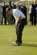 15 September 2006; Stephen Moloney, Charleville Golf Club, sinks a putt on the 18th to win the Bulmers Pierce Purcell Shield Final. Bulmers Cups and Shields Finals 2006, Enniscrone Golf Club, Enniscrone, Sligo. Picture credit: Ray McManus / SPORTSFILE