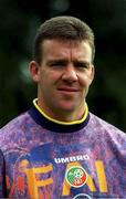 31 August 1999; Goalkeeper Alan Kelly during a Republic of Ireland portrait session at Lansdowne Road in Dublin. Photo by David Maher/Sportsfile