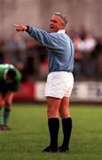 10 September 1999; Referee Alan Lewis during the Representative Match between Munster and Ireland XV at Musgrave Park in Cork. Photo by Ray Lohan/Sportsfile