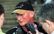 1 September 1999; Kilkenny manager Brian Cody speaks to the press during a training session, at Nowlan Park, Kilkenny, in advance of the Guinness All-Ireland Senior Hurling Championship Final. Photo by Ray McManus/Sportsfile