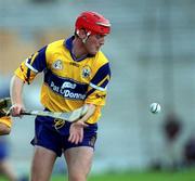 15 August 1999; Brian Lohan of Clare during the Guinness All-Ireland Senior Hurling Championship Semi-Final match between Kilkenny and Clare at Croke Park in Dublin. Photo by Ray Lohan/Sportsfile