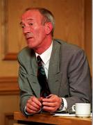 27 July 1999; GAA commercial manager Ciarán O'Neill speaking during a press conference at Croke Park in Dublin. Photo by Ray McManus/Sportsfile