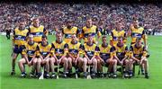15 August 1999; The Clare team prior to the Guinness All-Ireland Senior Hurling Championship Semi-Final match between Kilkenny and Clare at Croke Park in Dublin. Photo by Brendan Moran/Sportsfile