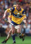 15 August 1999; Conor Clancy of Clare in action against Canice Brennan of Kilkenny during the Guinness All-Ireland Senior Hurling Championship Semi-Final match between Kilkenny and Clare at Croke Park in Dublin. Photo by Brendan Moran/Sportsfile