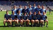 1 August 1999; The Dublin team prior to the Leinster Minor Football Championship Final between Dublin and Wexford at Croke Park in Dublin. Photo by Ray McManus/Sportsfile