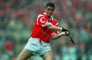 8 August 1999; Fergal McCormack of Cork during the Guinness All-Ireland Senior Hurling Championship Semi-Final match between Cork and Offaly at Croke Park in Dublin. Photo by Brendan Moran/Sportsfile