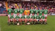 27 June 1999; The Fermanagh team prior to the Bank of Ireland Ulster Senior Football Championship Quarter-Final match between Tyrone and Fermanagh at St Tiernach's Park in Clones, Monaghan. Photo by David Maher/Sportsfile