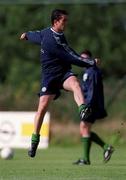 29 Aug 1999; Gary Kelly during a Republic of Ireland Training Session at the AUL Grounds in Clonshaugh, Dublin. Photo by David Maher/Sportsfile