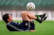 31 August 1999; Gary Kelly during a Republic of Ireland training session at Lansdowne Road in Dublin. Photo by Ray McManus/Sportsfile