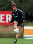 30 August 1999; Kevin Kilbane during a Republic of Ireland training session at the AUL Grounds in Clonshaugh, Dublin. Photo by David Maher/Sportsfile
