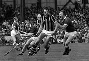 2 September 1983; Kilkenny's Billy Fitzpatrick in action against John Crowley of Cork during the All-Ireland Senior Hurling Championship Final between Kilkenny and Cork at Croke Park in Dublin. Photo by Ray McManus/Sportsfile