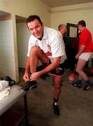 3 September 1996; Mayo's Liam McHale prepares for a training session, at McHale Park in Castlebar, in advance of the Bank of Ireland All-Ireland Senior Football Championship Final. Photo by Ray McManus/Sportsfile