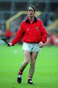 30 August 1999; Cork's Mark Landers during a training session, at Páirc Uí Chaoimh in Cork, in advance of the Guinness All-Ireland Senior Hurling Championship Final. Photo by Brendan Moran/Sportsfile