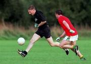 16 September 1999; Meath's Trevor Giles, left, and Mark O'Reilly during a training session, at Dalgan Park in Navan, in advance of the Bank of Ireland All-Ireland Senior Football Championship Final. Photo by Brendan Moran/Sportsfile