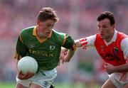 1 May 1994; Trevor Giles of Meath in action against Damian Horisk of Armagh during the Church & General National Football League Final between Armagh and Meath at Croke Park in Dublin. Photo by Ray McManus/Sportsfile