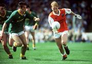 20 September 1992; Paul Nestor of Meath in action against Conor Wilson of Armagh during the All-Ireland Minor Football Championship Final between Meath and Armagh at Croke Park in Dublin. at Croke Park in Dublin. Photo by Ray McManus/Sportsfile