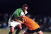 5 June 1999; Mike Mullins of Ireland in action against Jack Whittle of New South Wales Country during the Ireland Rugby tour to Australia match between New South Wales Country XV and Ireland at the Woy Woy Oval in New South Wales, Australia. Photo by Matt Browne/Sportsfile