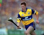15 August 1999; Niall Gilligan of Clare during the Guinness All-Ireland Senior Hurling Championship Semi-Final match between Kilkenny and Clare at Croke Park in Dublin. Photo by Brendan Moran/Sportsfile