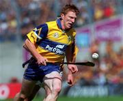 15 August 1999; Niall Gilligan of Clare during the Guinness All-Ireland Senior Hurling Championship Semi-Final match between Kilkenny and Clare at Croke Park in Dublin. Photo by Damien Eagers/Sportsfile