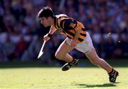 15 August 1999; Philip Larkin of Kilkenny during the Guinness All-Ireland Senior Hurling Championship Semi-Final match between Kilkenny and Clare at Croke Park in Dublin. Photo by Ray McManus/Sportsfile