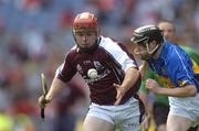 3 September 2006; Laurence Tully, Galway, in action against Michael Cahill, Tipperary. ESB All-Ireland Minor Hurling Championship Final, Galway v Tipperary, Croke Park, Dublin. Picture credit: Brendan Moran / SPORTSFILE