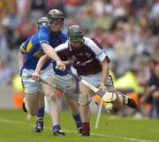 3 September 2006; David Burke, Galway, in action against Seamus Hennessy, Tipperary. ESB All-Ireland Minor Hurling Championship Final, Galway v Tipperary, Croke Park, Dublin. Picture credit: Brendan Moran / SPORTSFILE