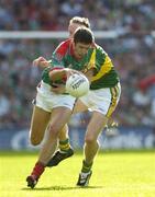 17 September 2006; Pat Harte, Mayo, in action against Tommy Griffin, Kerry. Bank of Ireland All-Ireland Senior Football Championship Final, Kerry v Mayo, Croke Park, Dublin. Picture credit: Ray McManus / SPORTSFILE