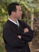 20 September 2006; Pat O'Toole, from Leixlip, waits to enter the course for the second day of practice, ahead of the 36th Ryder Cup Matches. K Club, Straffan, Co. Kildare, Ireland. Picture credit: Damien Eagers / SPORTSFILE