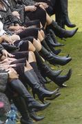 21 September 2006; The boots of the wives of Team USA 2006 during the opening ceremony of the 36th Ryder Cup at the K Club, Straffan, Co. Kildare, Ireland. Picture credit: Damien Eagers / SPORTSFILE