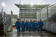 2 August 2014; The Artane Band prepare to enter the field to play the National Anthem before the game. GAA Football All-Ireland Senior Championship, Round 4B, Kildare v Monaghan, Croke Park, Dublin. Picture credit: Piaras Ó Mídheach / SPORTSFILE