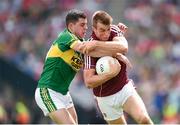 3 August 2014; Paul Conroy, Galway, in action against Michael Geaney, Kerry. GAA Football All-Ireland Senior Championship, Quarter-Final, Kerry v Galway, Croke Park, Dublin. Picture credit: Stephen McCarthy / SPORTSFILE