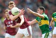 3 August 2014; Thomas Flynn, Galway, in action against Michael Geaney, Kerry. GAA Football All-Ireland Senior Championship, Quarter-Final, Kerry v Galway, Croke Park, Dublin. Picture credit: Stephen McCarthy / SPORTSFILE
