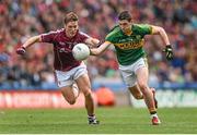3 August 2014; Paul Geaney, Kerry, in action against Donal O'Neill, Galway. GAA Football All-Ireland Senior Championship, Quarter-Final, Kerry v Galway, Croke Park, Dublin. Picture credit: Stephen McCarthy / SPORTSFILE