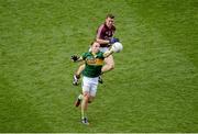 3 August 2014; Darran O'Sullivan, Kerry, in action against Keith Kelly, Galway. GAA Football All-Ireland Senior Championship, Quarter-Final, Kerry v Galway, Croke Park, Dublin. Picture credit: Dáire Brennan / SPORTSFILE