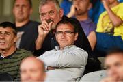 4 August 2014; Pat Fenlon, former Hiberian F.C and Bohemians manager, looks on from the stands. EA Sports Cup Semi-Final, Bohemians v Shamrock Rovers, Dalymount Park, Dublin. Picture credit: David Maher / SPORTSFILE