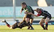 22 September 2006; John Fogerty, Connacht, is tackled by Simon Webster and Mike Blair, Edinburgh Gunners. Magners Celtic League 2006 - 2007, Connacht v Edinburgh Gunners, Sportsground, Galway. Picture credit: Ray Ryan / SPORTSFILE