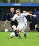23 September 2006; Ryan Berry, Glentoran, in action against Shane Coney, Armagh. Carnegie Premier League, Armagh City v Glentoran, Holm Park, Armagh, Co. Armagh. Picture credit: Russell Pritchard / SPORTSFILE
