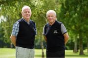 5 August 2014; John Giles,right, and Oliver Barry, from Hollystown Golf Club in attendance at the Launch of the John Giles Foundation Golf Classic, Hollystown Golf Club, Dublin. Picture credit: Matt Browne / SPORTSFILE