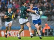 2 August 2014; Conor Boyle, Monaghan, in action against Pádraig O'Neill, Kildare. GAA Football All-Ireland Senior Championship, Round 4A, Kildare v Monaghan, Croke Park, Dublin. Picture credit: Ramsey Cardy / SPORTSFILE