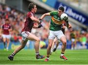 3 August 2014; Paul Geaney, Kerry, in action against Joss Moore, Galway. GAA Football All-Ireland Senior Championship Quarter-FInal, Kerry v Galway, Croke Park, Dublin. Picture credit: Cody Glenn/SPORTSFILE