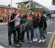 3 August 2014; Mayo supporters, from Belmullet, Co. Mayo, on their way to the game. GAA Football All-Ireland Senior Championship, Quarter-Final, Mayo v Cork, Croke Park, Dublin. Picture credit: Dáire Brennan / SPORTSFILE