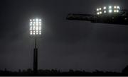 2 August 2014; A general view of the floodlights over Croke Park. GAA Football All-Ireland Senior Championship, Round 4B, Kildare v Monaghan, Croke Park, Dublin. Picture credit: Dáire Brennan / SPORTSFILE