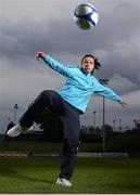 5 August 2014; Aine O'Gorman at the induction of the UCD Waves FC Team into the FAI Women's National League, Club House - Function Room, UCD, Belfield, Dublin. Photo by Sportsfile
