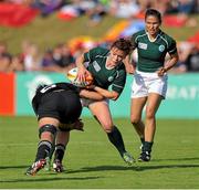 5 August 2014; Lynne Cantwell, Ireland, in action against New Zealand. 2014 Women's Rugby World Cup Final, Pool B, Ireland v New Zealand, Marcoussis, Paris, France. Picture credit: Aurélien Meunier / SPORTSFILE