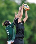 5 August 2014; Marie Louise O'Reilly, Ireland, jumps for a lineout against New Zealand. 2014 Women's Rugby World Cup Final, Pool B, Ireland v New Zealand, Marcoussis, Paris, France. Picture credit: Aurélien Meunier / SPORTSFILE