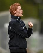 5 August 2014; Eileen Gleeson, manager, UCD Waves. Women's National League Friendly, UCD Waves v Rhodes College, UCD Bowl, Belfield, Dublin. Photo by Sportsfile