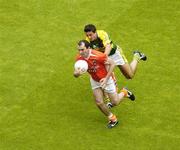 5 August 2006; Martin O'Rourke, Armagh, in action against Aidan O'Mahony, Kerry. Bank of Ireland All-Ireland Senior Football Championship Quarter-Final, Armagh v Kerry, Croke Park, Dublin. Picture credit; Ray McManus / SPORTSFILE