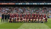 3 August 2014; The Galway squad. GAA Football All-Ireland Senior Championship, Quarter-Final, Kerry v Galway, Croke Park, Dublin. Picture credit: Ray McManus / SPORTSFILE